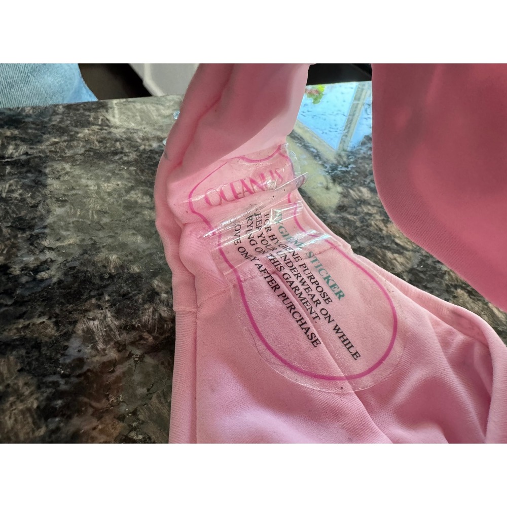$416 Oceanus Alabama Pink Beaded Butterfly Floral One Piece Swimsuit Women S NWT - Picture 8 of 9